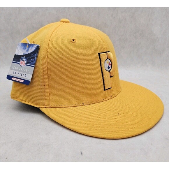 NWT VTG Pittsburgh Steelers Football Reebok Fitted Size 7 ½ Hat Cap NFL - Picture 4 of 7